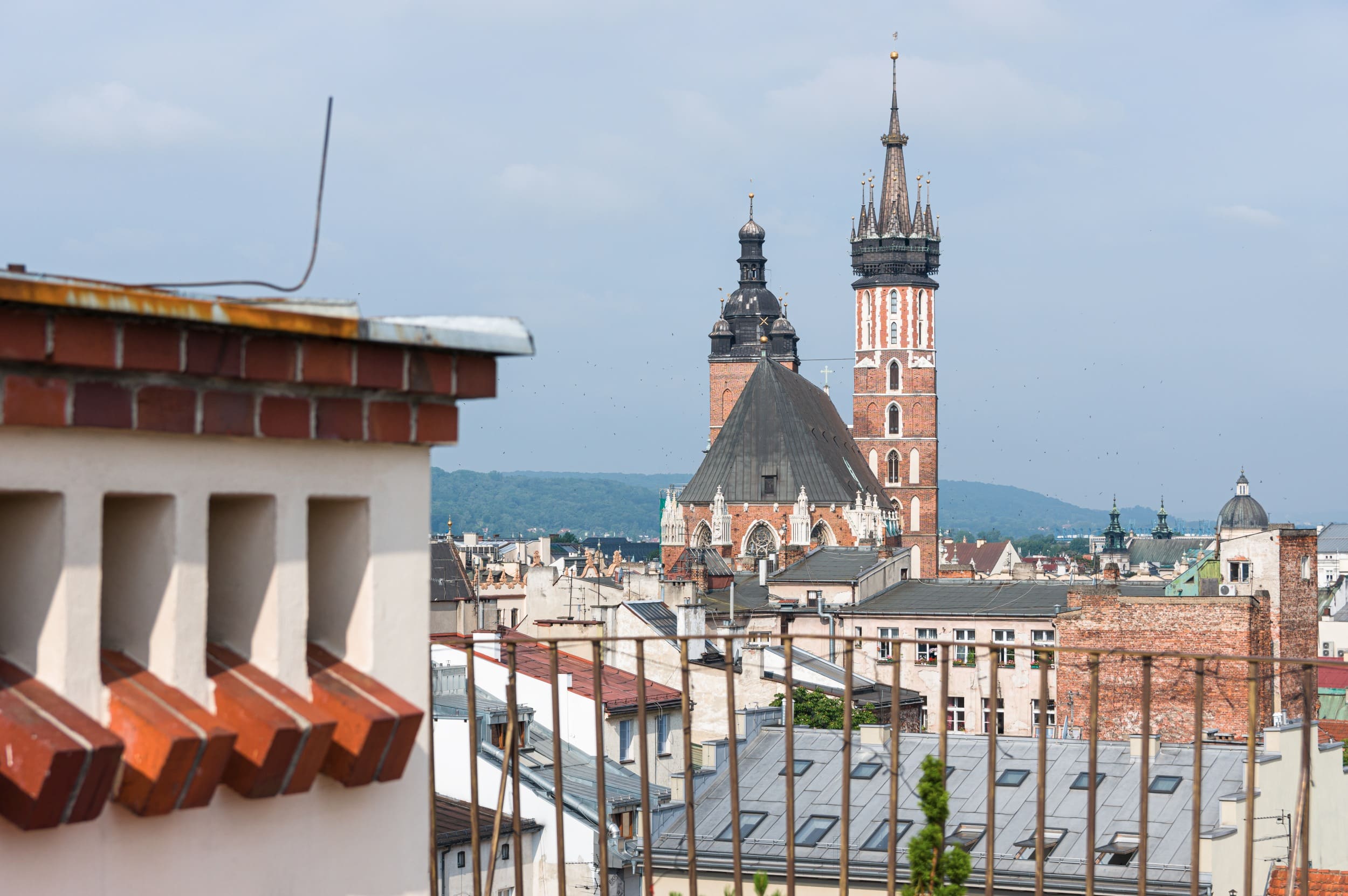 Archyvai III - Krokuvos panorama atsiverianti nuo METRUM Restobistro kavinukės terasos - Vilmanto Ramono nuotr.