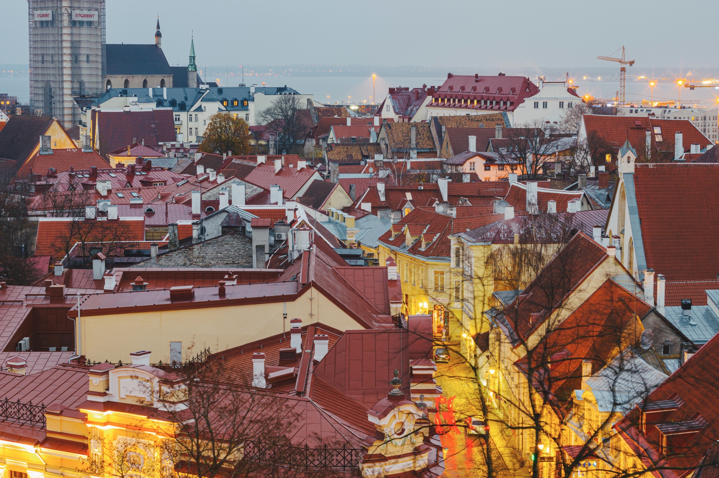 Archyvai II - Talino panorama vakarop - Vilmanto Ramono nuotr.