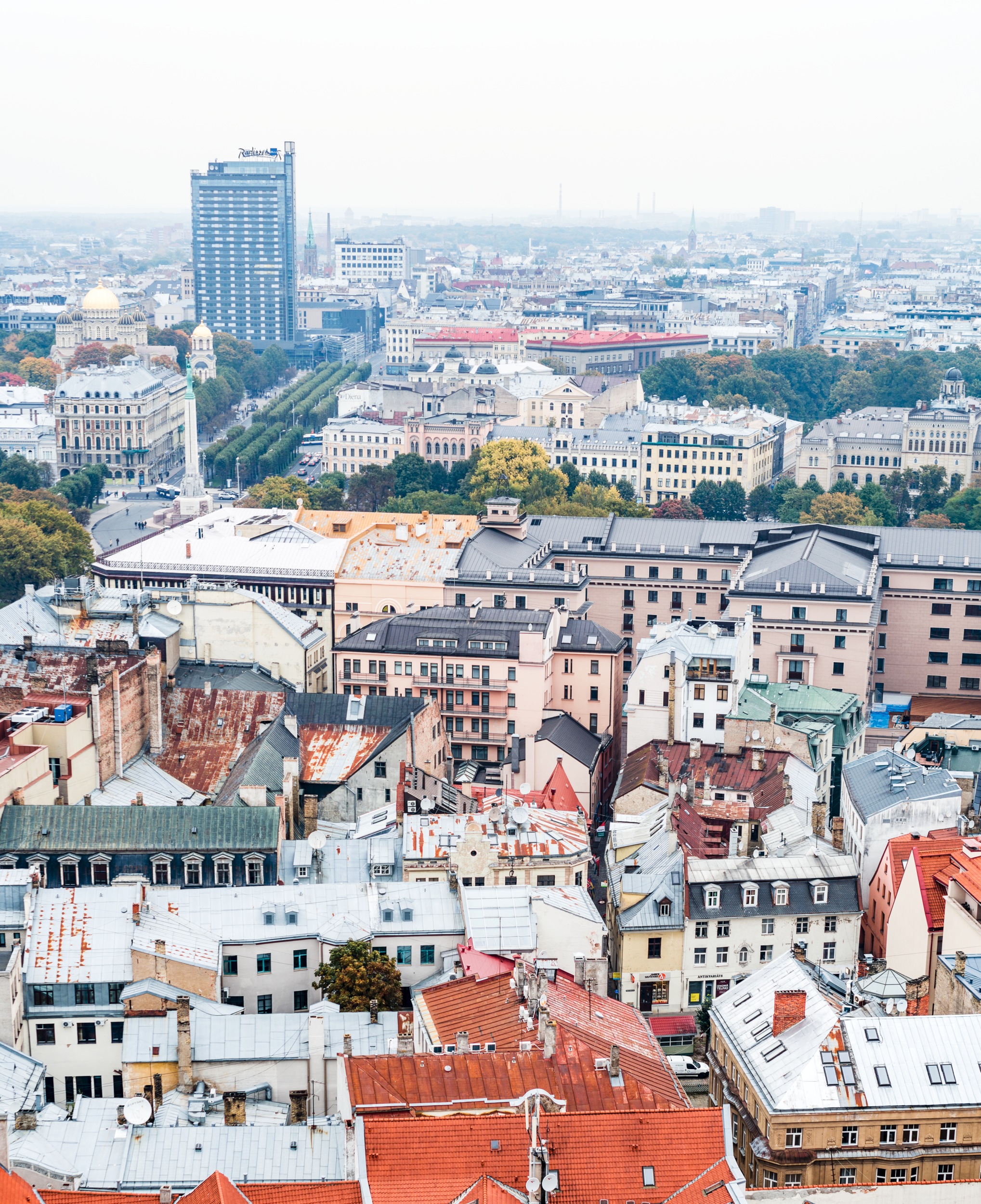 Archyvai II - Rygos panorama nuo Šv. Petro bažnyčios varpinės - Vilmanto Ramono nuotr.