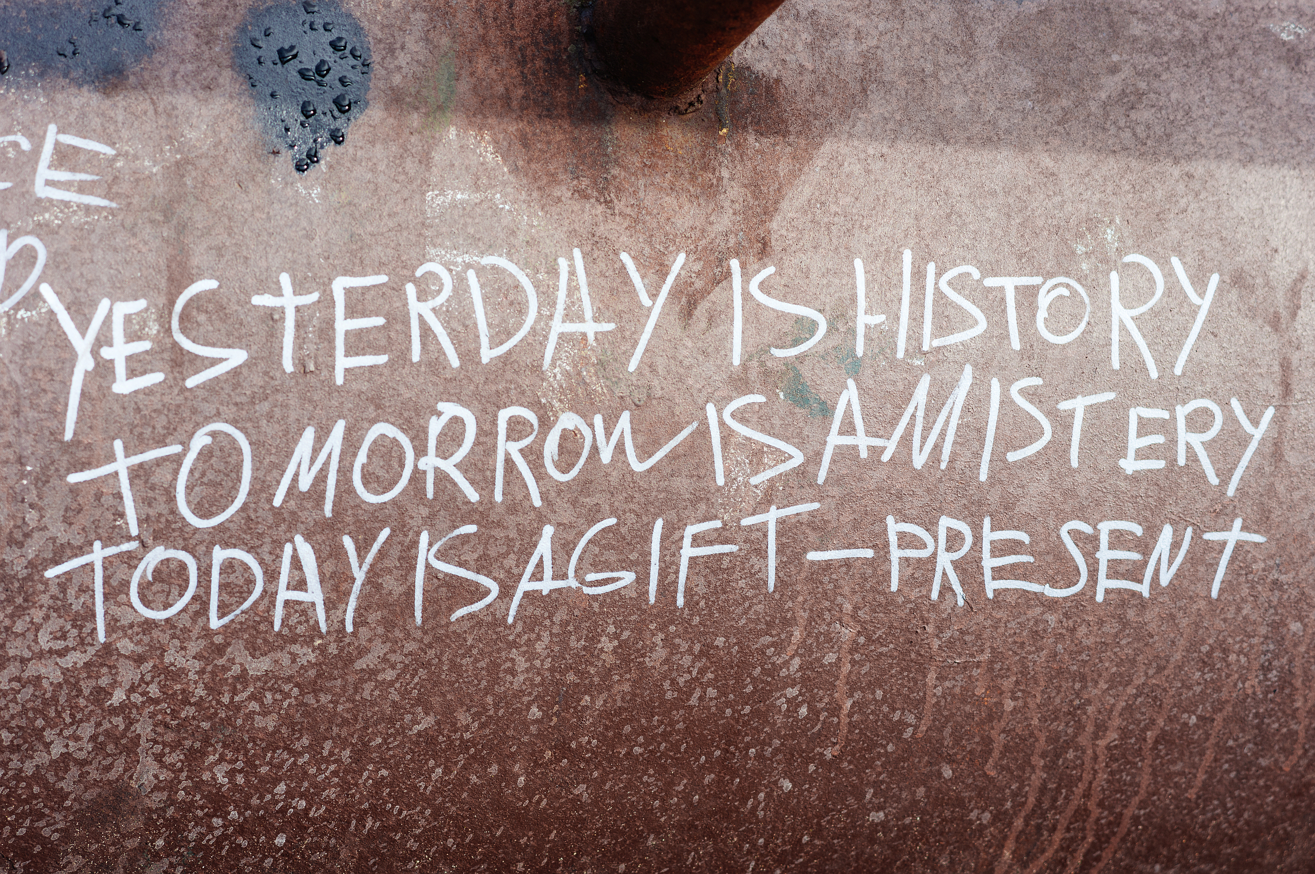 Filmo „Černobylis“ tiltas - Yesterday is History Tomorrow is a Mi(y)stery Today is a Gift-Present - Vilmanto Ramono nuotr.