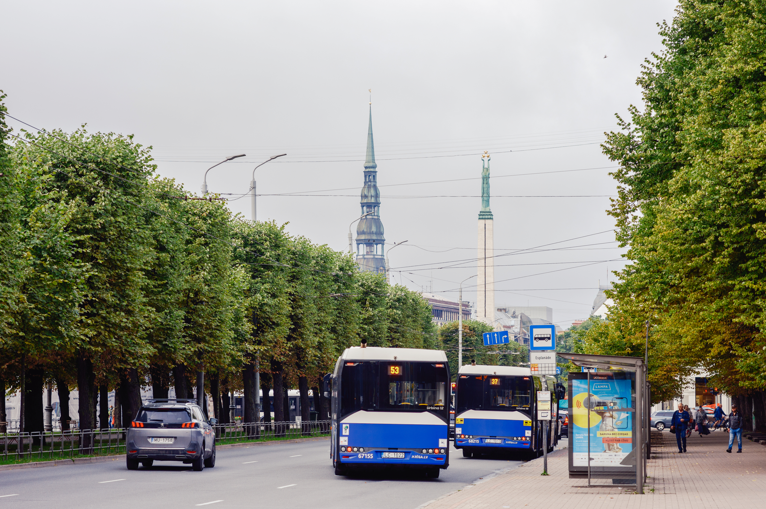 Latvijos sostinė Ryga - Laisvės paminklas (Brīvības piemineklis) - Vilmanto Ramono nuotr.