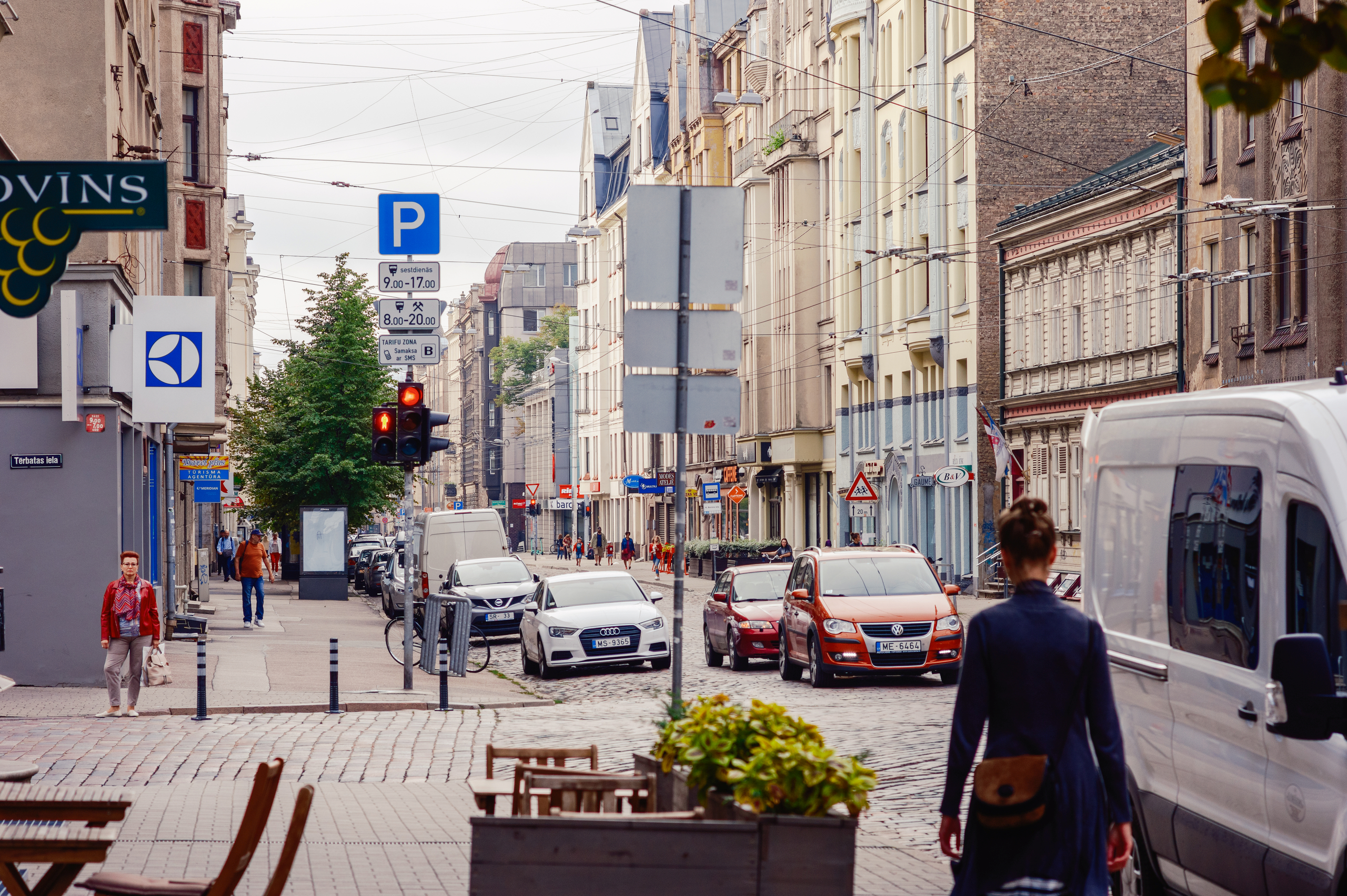 Latvijos sostinė Ryga - Ryga pirmadienio rytą - Vilmanto Ramono nuotr.