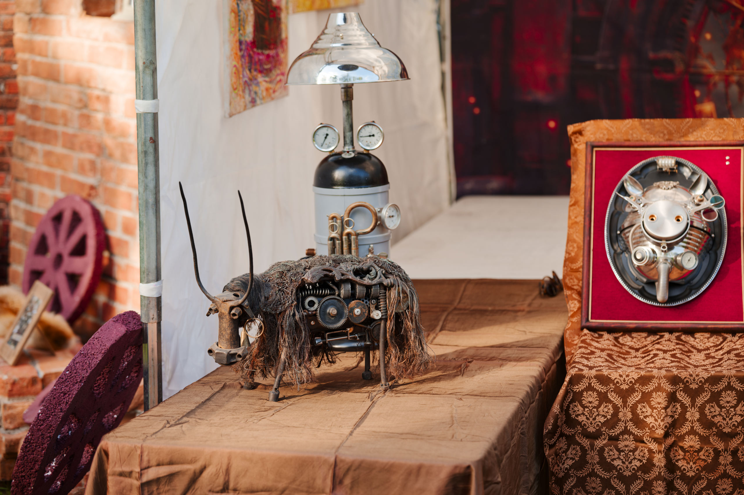 Steampunk miestas ir jo gyventojai - Vilmanto Ramono nuotr.