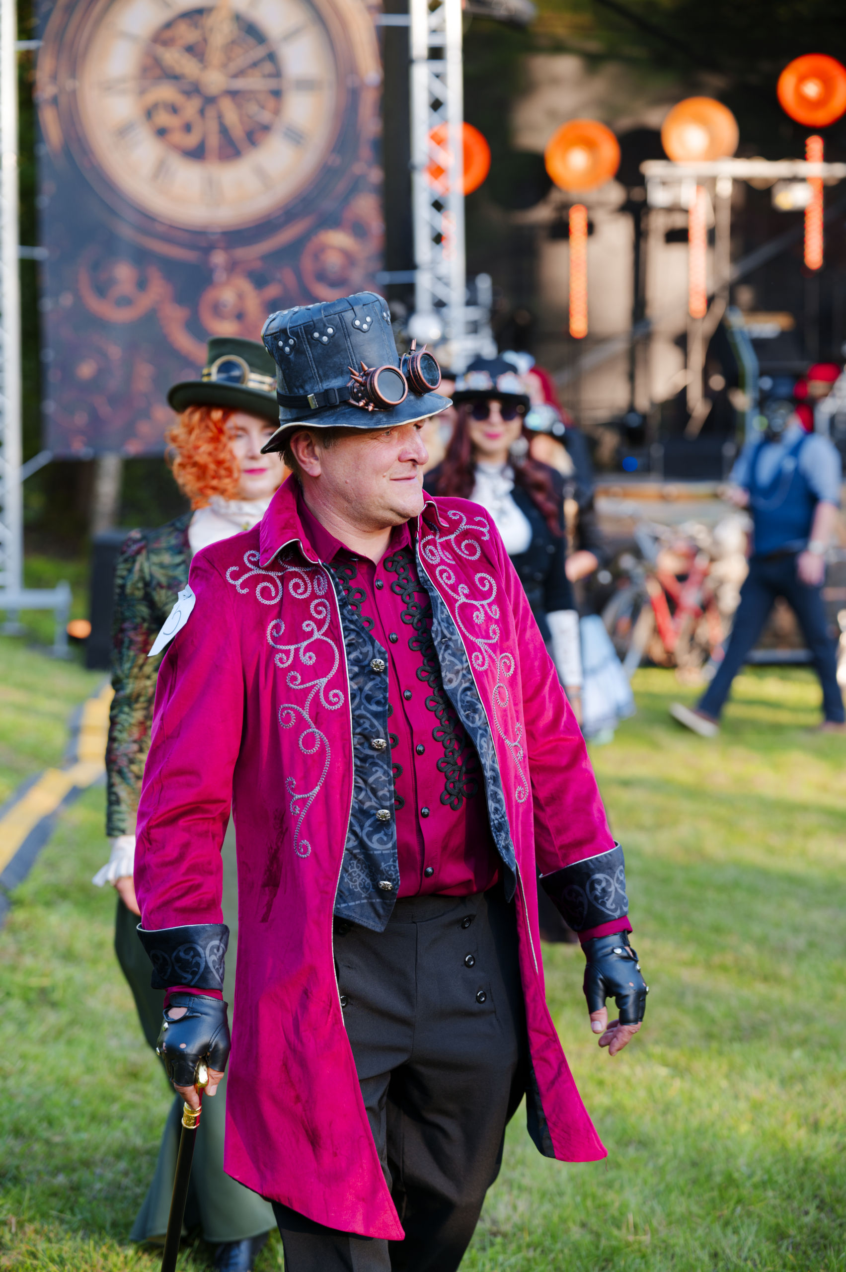 Steampunk miestas ir jo gyventojai - Vilmanto Ramono nuotr.