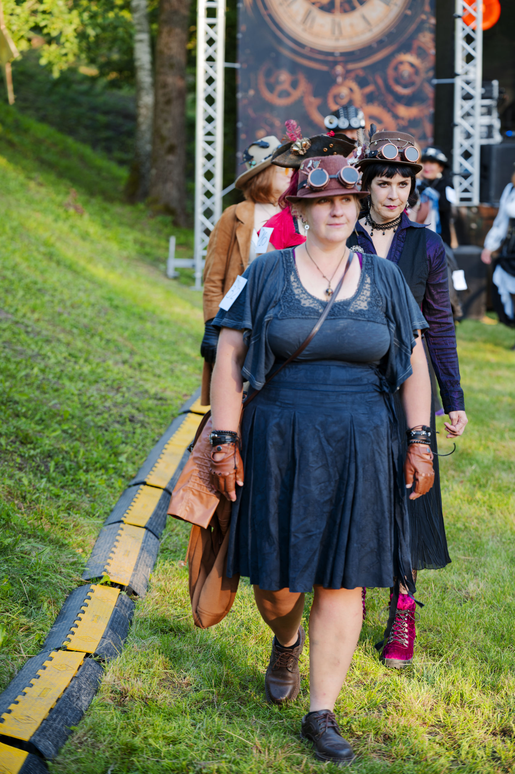 Steampunk miestas ir jo gyventojai - Vilmanto Ramono nuotr.