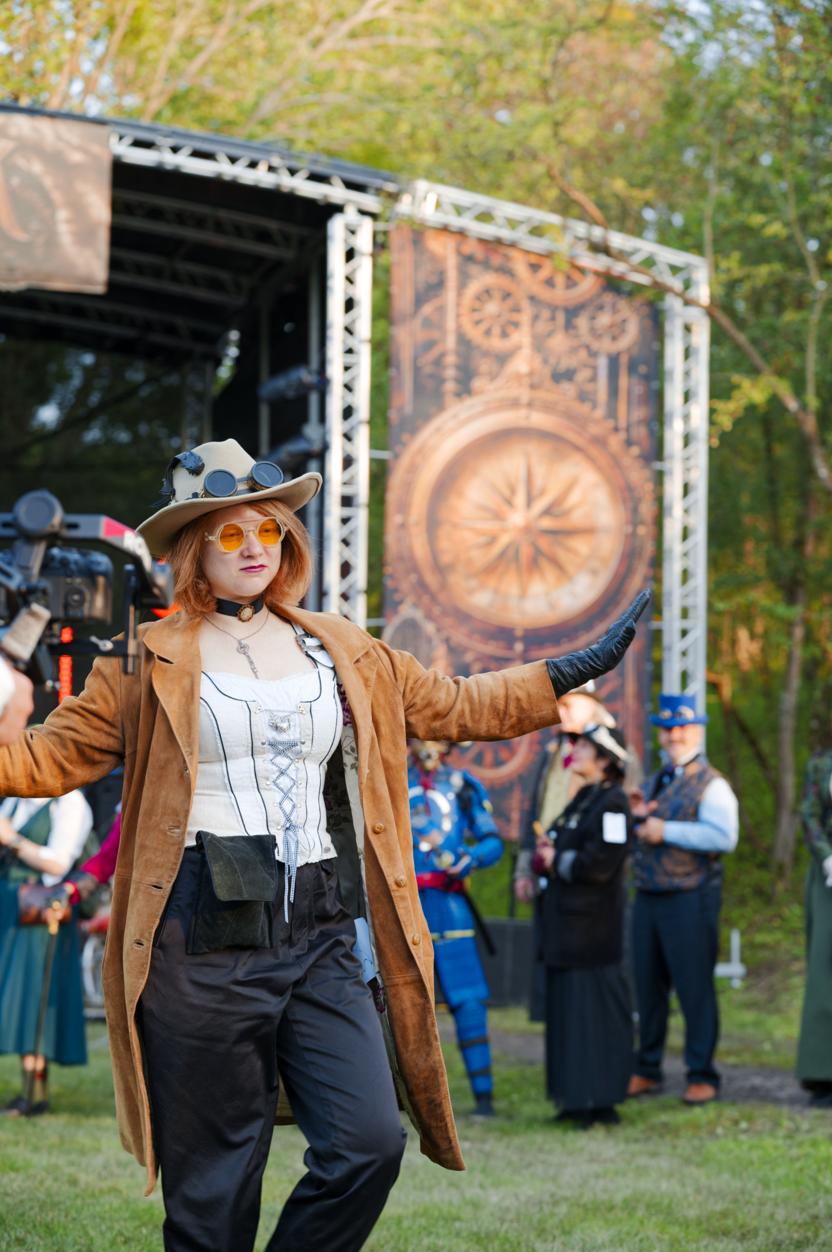 Steampunk miestas ir jo gyventojai - Vilmanto Ramono nuotr.
